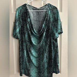 Jaclyn Smith cowl neck blouse